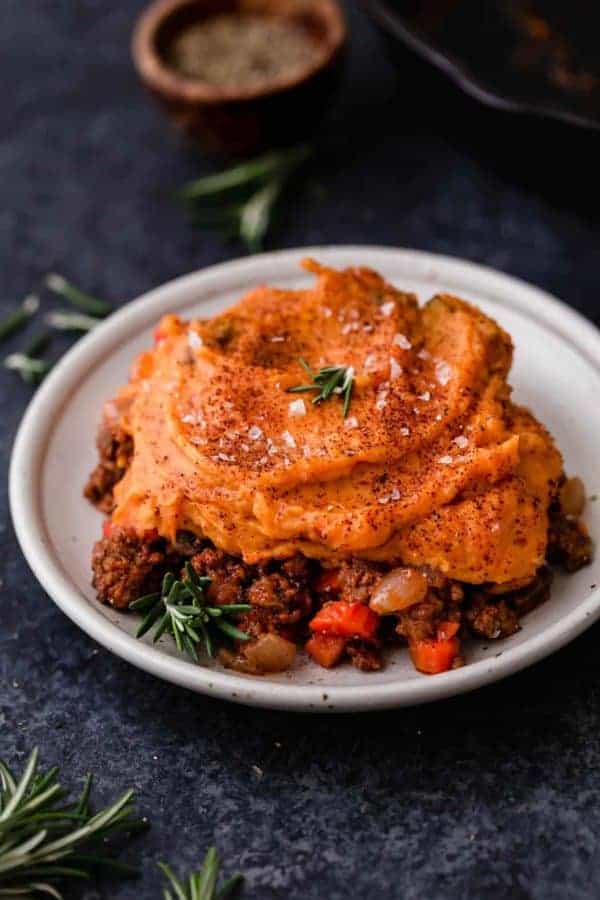 Shepherd S Pie With Sweet Potato Topping The Real Food Dietitians