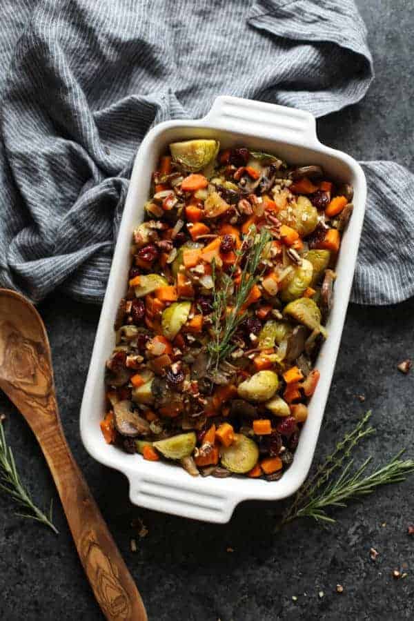 Healthy Thanksgiving Side Dishes: Sweet Potato "Stuffing"