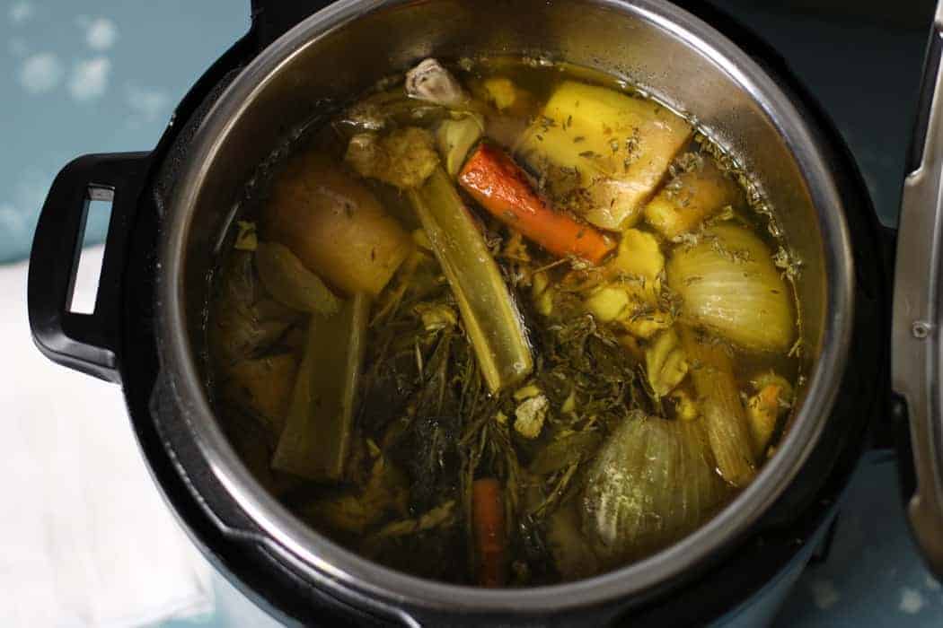 How to Make Instant Pot Bone Broth | The Real Food Dietitians | https://therealfoodrds.com/how-to-make-instant-pot-bone-broth/