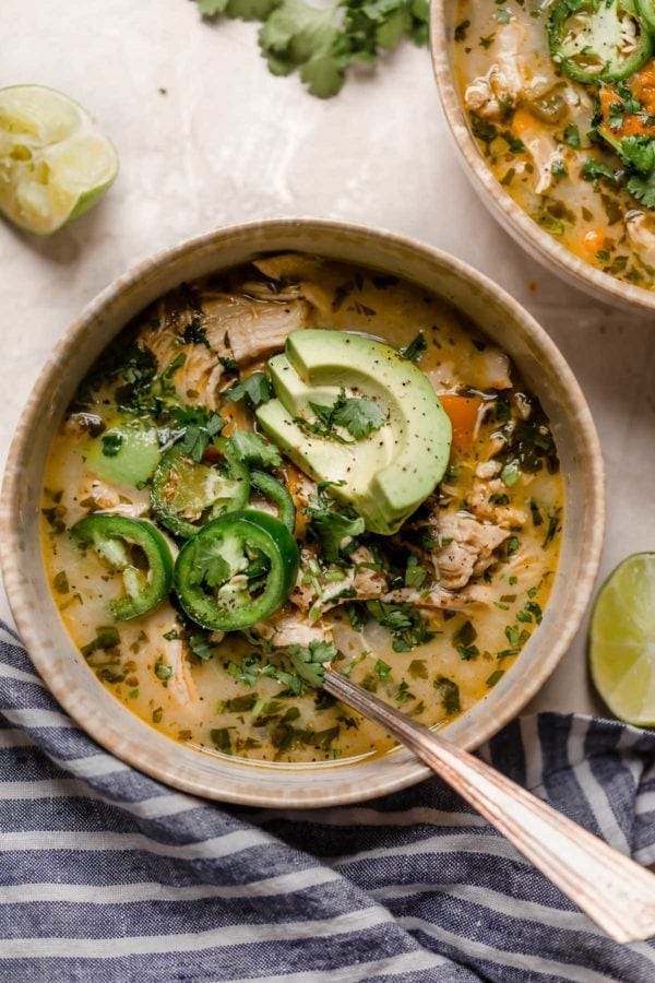 Slow Cooker White Chicken Chili The Real Food Dietitians,Knitting Vs Crocheting Difference