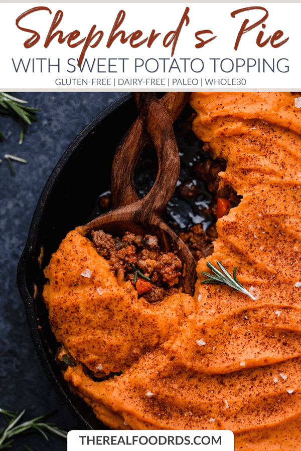 Short Pin Image for Shepherd's Pie with Sweet Potato Topping